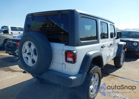 2018 Jeep Wrangler Unlimited Sport S 4X4 z USA, uszkodzony, nr VIN 1C4HJXDN4JW206273